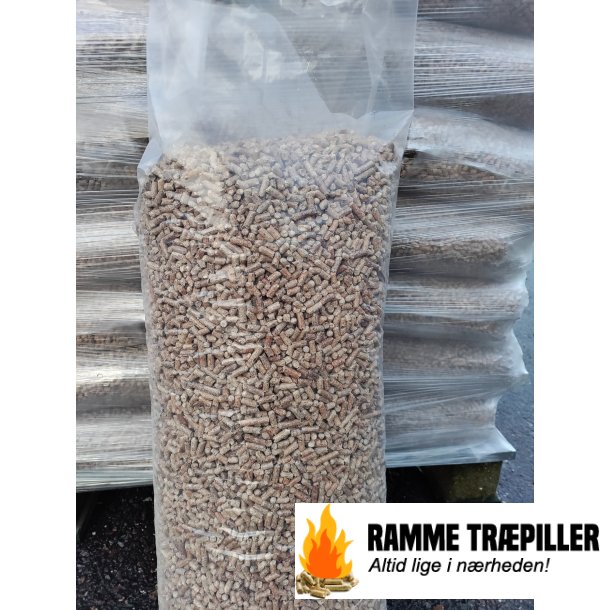 Rammepillen 6 mm Standard 56 stk.  16 kg. 896 kg. Kilopris 2,78 kr/kg. Askeindhold 0,4-0,6